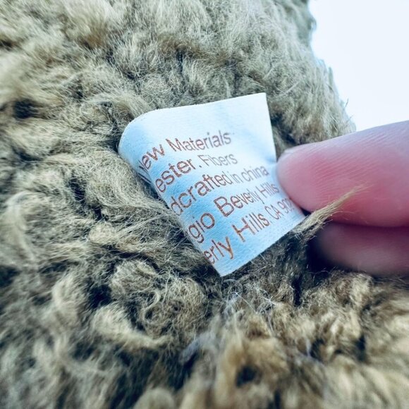 Vintage Giorgio Beverly Hills Plush 1997 Collectors Bear 12" Plaid Bowtie - Picture 5 of 6